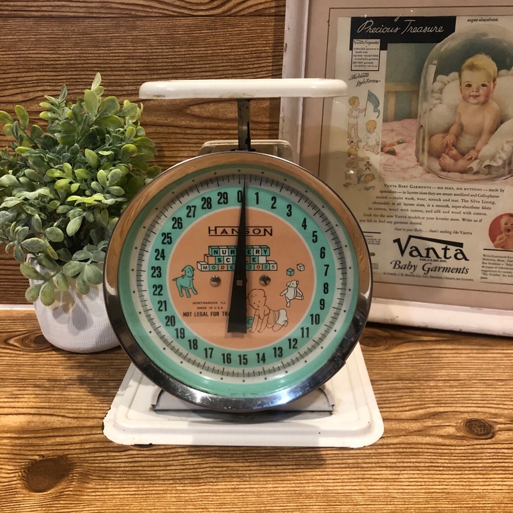 Vintage Nursery Scale Hanson model 3025 decor
